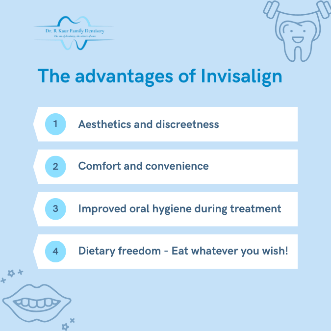 Advantages of Invisalign over orthodox teeth alignment with Braces